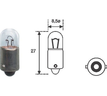 Magneti Marelli Lamp. T4W 12V T4W12