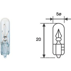 Magneti Marelli Lamp. T5 1,2W 12V T51,2W12 per ripristinare il corretto funzionamento del componente