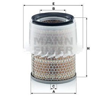 Mann Aria Mitsubishi C16148 per ripristinare il corretto funzionamento del componente