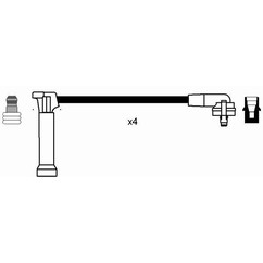 NGK Kit cavi accensione 0642 per ripristinare il corretto funzionamento del componente