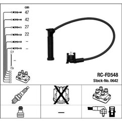NGK Kit cavi accensione 0642