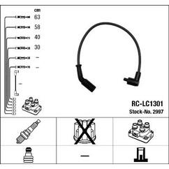NGK Kit cavi accensione 2997