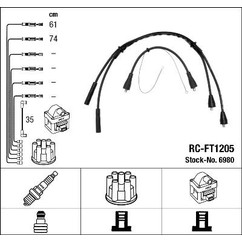 NGK Kit cavi accensione 6980