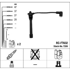 NGK Kit cavi accensione 7209