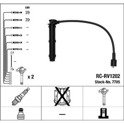 NGK Kit cavi accensione 7705