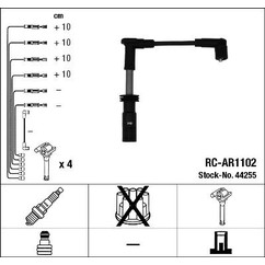NGK Kit cavi accensione 44255 per ripristinare il corretto funzionamento del componente