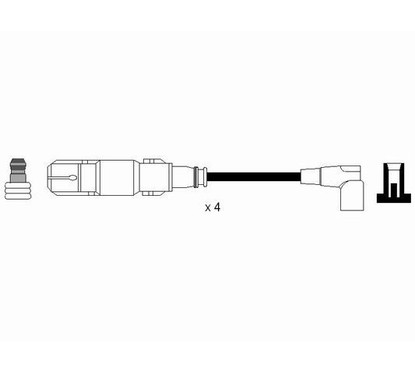 Ngk 0579 - Cavi Rc-Bw235 per ripristinare il corretto funzionamento del componente
