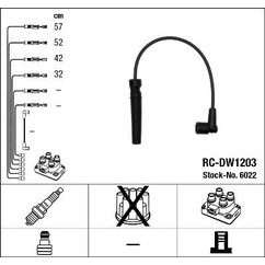 Ngk 6022 - Cavi Rc-Dw1203 per ripristinare il corretto funzionamento del componente