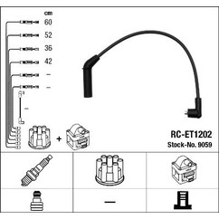 Ngk 9059 - Cavi Rc-Et1202 per ripristinare il corretto funzionamento del componente