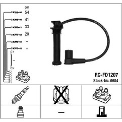 Ngk 6984 - Cavi Rc-Fd1207