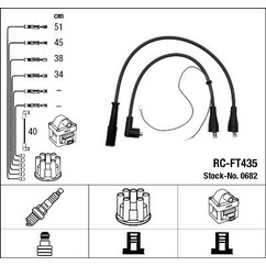 Ngk 0682 - Cavi Rc-Ft435 per ripristinare il corretto funzionamento del componente