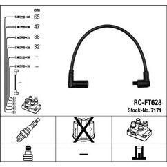 Ngk 7171 - Cavi Rc-Ft628