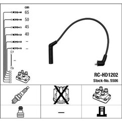 Ngk 5506 - Cavi Rc-Hd1202 per ripristinare il corretto funzionamento del componente