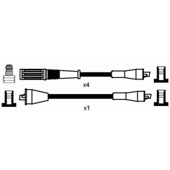 Ngk 7286 - Cavi Rc-Lc617 per ripristinare il corretto funzionamento del componente