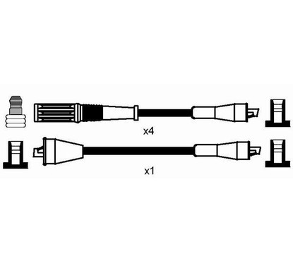 Ngk 7286 - Cavi Rc-Lc617 per ripristinare il corretto funzionamento del componente