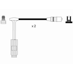 Ngk 0757 - Cavi Rc-Mb222 per ripristinare il corretto funzionamento del componente