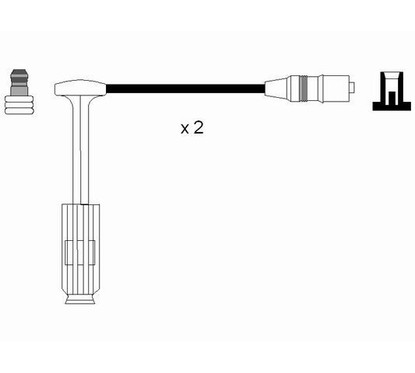 Ngk 0757 - Cavi Rc-Mb222 per ripristinare il corretto funzionamento del componente