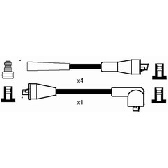 Ngk 7376 - Cavi Rc-Pg605 per ripristinare il corretto funzionamento del componente