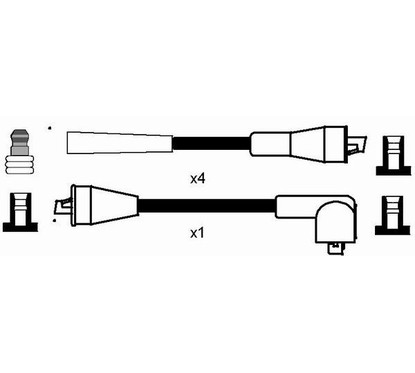 Ngk 7376 - Cavi Rc-Pg605 per ripristinare il corretto funzionamento del componente