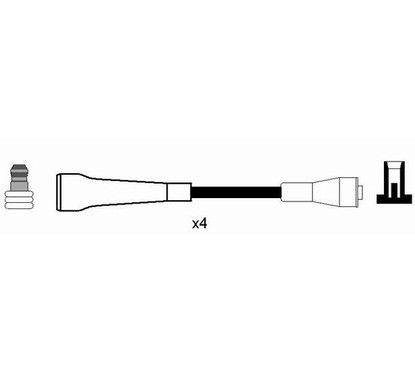 Ngk 8234 - Cavi Rc-Rn606 per ripristinare il corretto funzionamento del componente