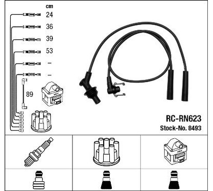 Ngk 8493 - Cavi Rc-Rn623