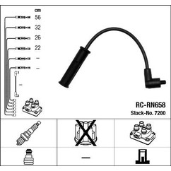 Ngk 7200 - Cavi Rc-Rn658