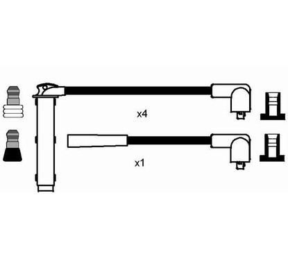 Ngk 0890 - Cavi Rc-Rv415 per ripristinare il corretto funzionamento del componente