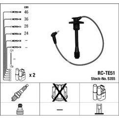 Ngk 5355 - Cavi Rc-Te51 per ripristinare il corretto funzionamento del componente