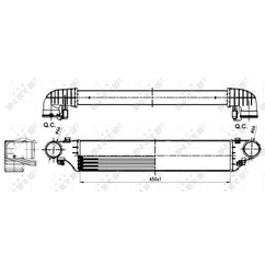 Nrf Mercedes Mercedes C160 04- 30164A per ripristinare il corretto funzionamento del componente