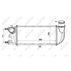 Nrf Intercooler Fiat 30773 per ripristinare il corretto funzionamento del componente
