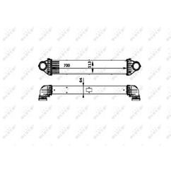 Nrf Intercooler Mercedes 30900 per ripristinare il corretto funzionamento del componente