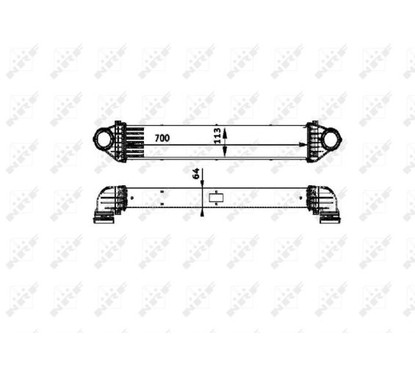 Nrf Intercooler Mercedes 30900 per ripristinare il corretto funzionamento del componente