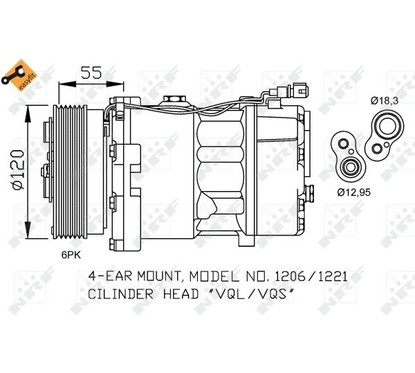 Nrf Compressori Audi 32064