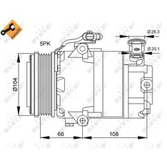 Nrf Compressori Opel 32082