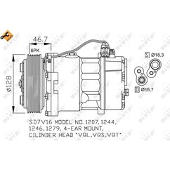 Nrf Compressori Volkswagen 32168
