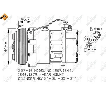 Nrf Compressori Volkswagen 32168
