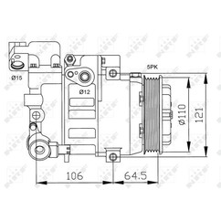 Nrf Compressori Mercedes 32175