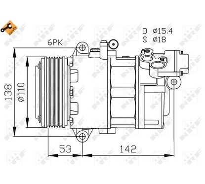 Nrf Compressori Bmw 32184
