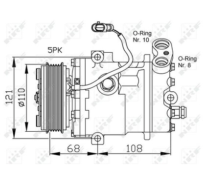 Nrf Compressori Opel 32197 per ripristinare il corretto funzionamento del componente