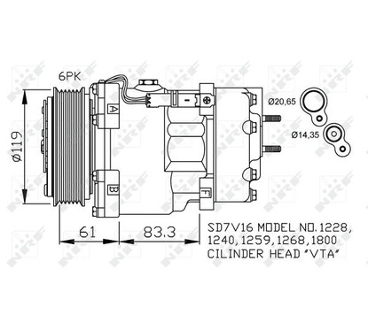 Nrf Compressori Peugeot 32198