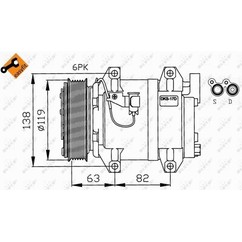 Nrf Compressori Volvo 32211