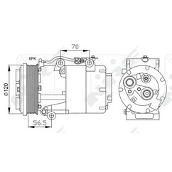 Nrf Compressori Ford 32250 per ripristinare il corretto funzionamento del componente