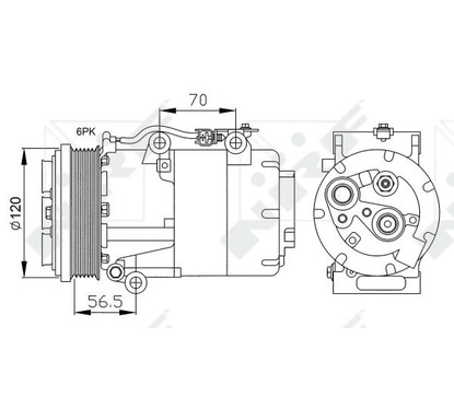 Nrf Compressori Ford 32250