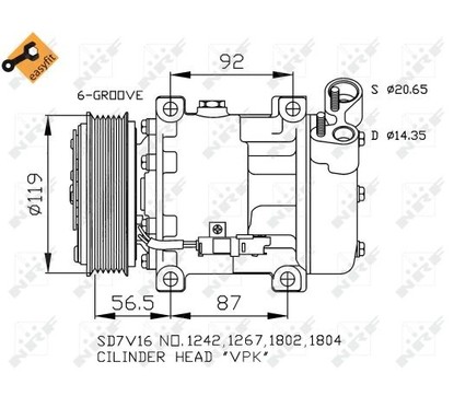 Nrf Compressori Peugeot 32270
