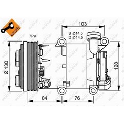 Nrf Compressori Ford 32410 per ripristinare il corretto funzionamento del componente