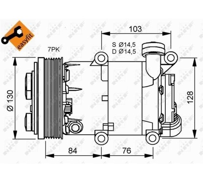 Nrf Compressori Ford 32410 per ripristinare il corretto funzionamento del componente