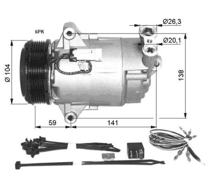 Nrf Compressori Opel 32427 per ripristinare il corretto funzionamento del componente