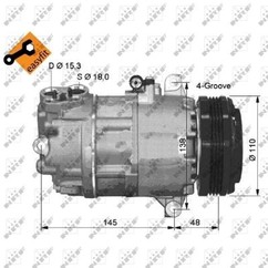 Nrf Compressori Bmw 32493 per ripristinare il corretto funzionamento del componente