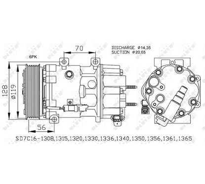 Nrf Compressors Citroen Citroen 32772