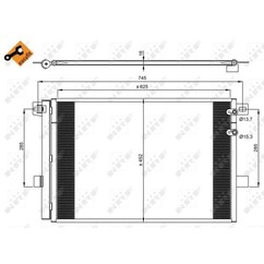 Nrf Condensors Volkswagen 350041 per ripristinare il corretto funzionamento del componente